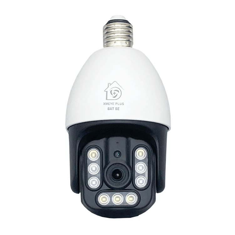 دوربین هوشمند لامپی چرخشی 4 مگاپیکسل xmeye plus مدل BAT SE