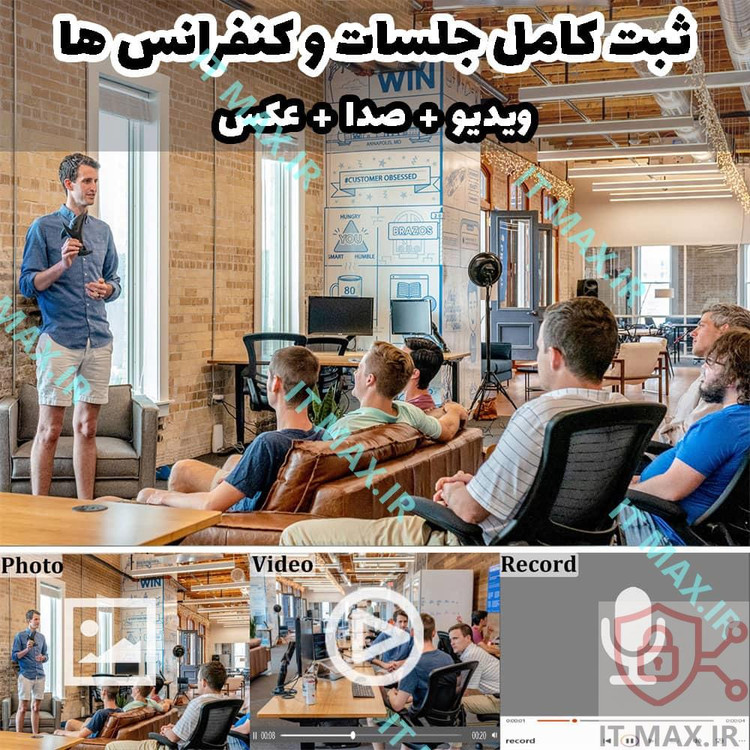 دوربین خبرنگاری (بادی کمرا) وای فای مدل L9 کیفیت 4K
