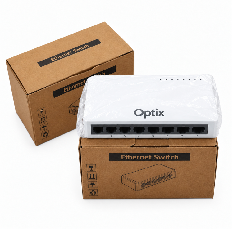 سوییچ شبکه 8 پورت Optix